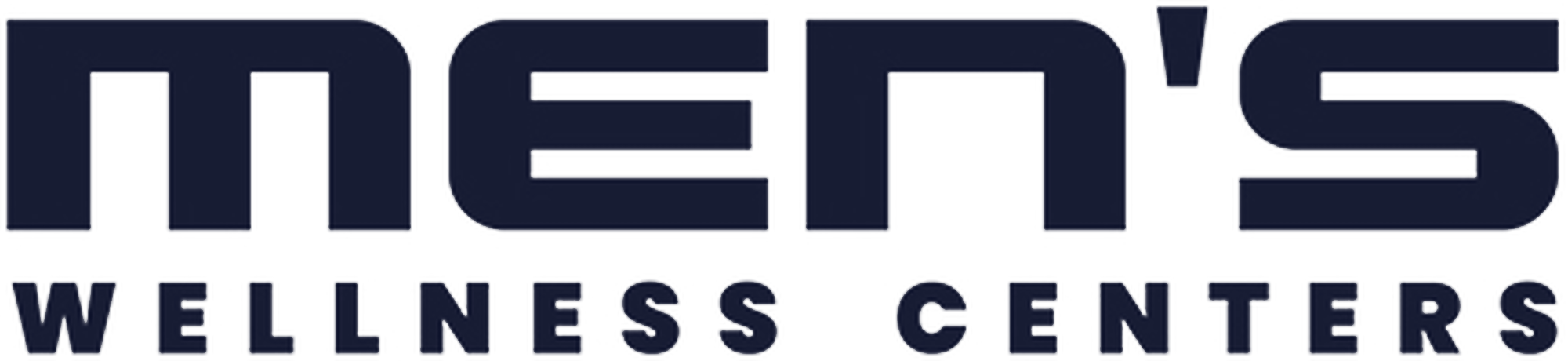 Men's Wellness Centers wordmark, navy
